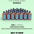 THE ULTIMATE SUPPLY – 24 Grooming Tonics | PROFESSIONAL BARBER BUNDLE – 66% OFF