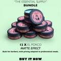 THE ESSENTIAL SUPPLY – 12 Matte Effect Pomades | PROFESSIONAL BARBER BUNDLE – 60% OFF