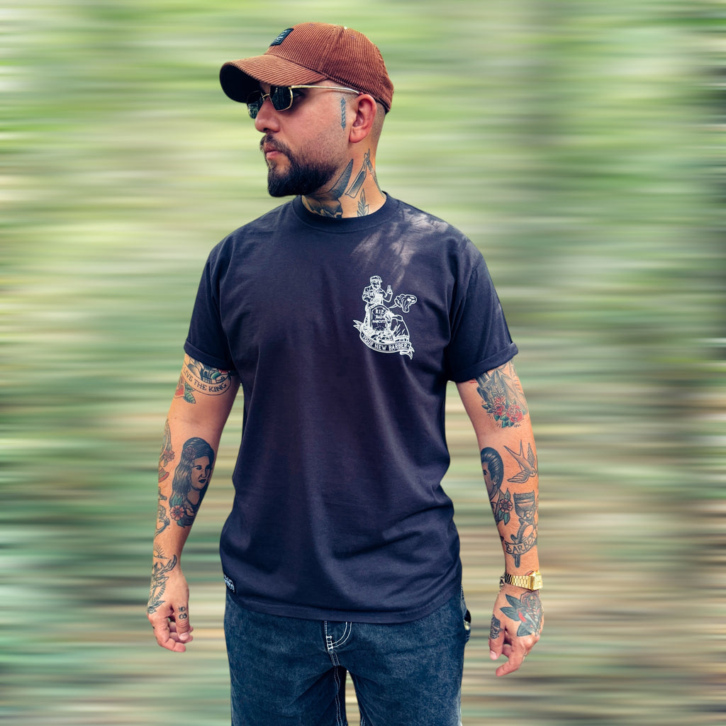 EL PORCO - 'R.I.P Bad haircuts' T-SHIRT