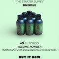 THE STARTER SUPPLY – 6 Volume Powders | PROFESSIONAL BARBER BUNDLE – 57% OFF